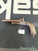 PISTOLA DOPPIETTA A SPILLO SENZA MARCA CAL. 12 A SPILLO (1800) (VEDI LA DESCRIZIONE)