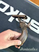 PISTOLA DOPPIETTA A SPILLO SENZA MARCA CAL. 12 A SPILLO (1800) (VEDI LA DESCRIZIONE)