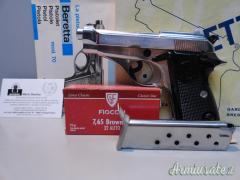 Beretta mod. 70 nikelata cal. 7,65 m/m