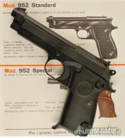 Beretta 952 7.65x22mm Parabellum  |  7.65x22mm Luger  | .30 Luger