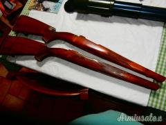 calcio originale e  Hogue per Ruger Mini14/30 e Mauser K98 da caccia