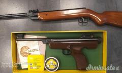 Carabina Diana Mod. 25 e  Pistola Mod.  5 4.5/.177