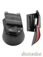 FOBUS FONDINA PER GLOCK CON PADDLE: Glock 19 / 17 / 22 / 23 / 26 / 27 / 45