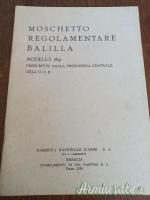 manuale moschetto Balilla replica