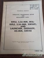 Technical manual rifle M16