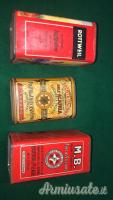 SCATOLE VINTAGE POLVERI e MUNIZIONI