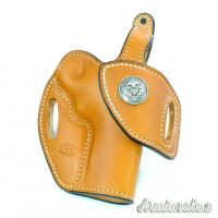 Fondina in pelle Tucker & Byrd per Smith Wesson telaio K canna 4