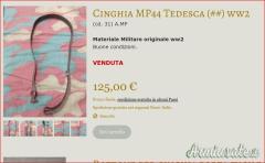 cinghia tedesca pere MP 40-WW2