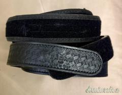 Cinturone Radar in pelle con sottocintura Ghost