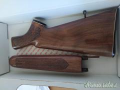 calcio ed astina in noce come nuovi per remington 742/7400 ed altre