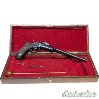 Pistola monocolpo da tiro artigiana, calibro 22