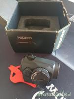 Aimpoint Micro H1 punto rosso red dot slitta weaver