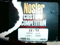 Cedo palle Nosler/Sierra/Speer cal 223 da 52 grs HPBT