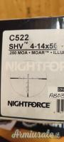 NIGHTFORCE SHV 4-14X56 illuminato MOAR-T