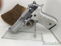 guanmcette per beretta 98 customizzate in madreperla