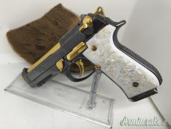 guanmcette per beretta 98 customizzate in madreperla