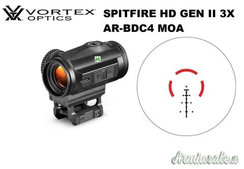 VORTEX SPITFIRE HD GEN II 3X AR-BDC4 MOA