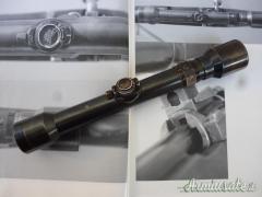 WW2 ERA German Hensoldt Wetzlar Dialytan 4x Sniper Rifle Scope Mauser K98 ZF39