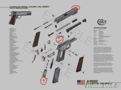 per pistola COLT 1911-1911A1