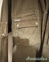 Camicia Patton in velluto manica lunga - size 3xl