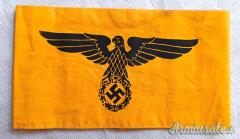 Fascia da braccio tedesca epoca nazista di 2’ tipo per personale civile impiegato nel WEHRMACHT