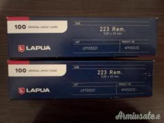 200 Bossoli Nuovi Lapua Match 223 Rem.