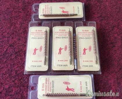 PRO-SHOT 6MM  KIT DI 6 SCOVOLI IN BRONZO