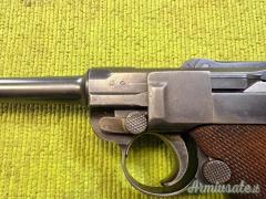 Luger DWM 1900/06, Svizzera, Croce nel sole, 1907, Sportiva, 7,65 Parabellum