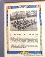 Copertina di quaderno d’epoca fascista degli anni ’30 inserita in una cornice “moderna”