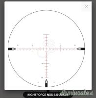 Nightforce NXS 5,5-22 x 56 illuminato