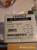 Ottica da battuta Leupold VX R 1,25 4x20 FireDot duplex.