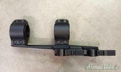 Attacco cantilever con sgancio rapido per ottiche 30mm/1