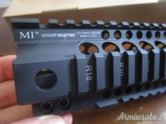 Handguard  MIDWEST INDUSTRIES  quadrail picatinny 9 pollici per AR15 M4 M16 astina rail