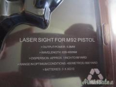Puntatore laser per Beretta 92 / 98  M9