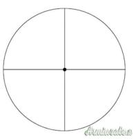 Weaver T6 1/8 Moa Crosshair con dot