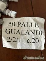 Bossoli cal. 20 innescati + palle