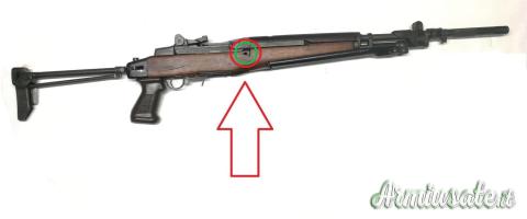 Beretta BM59 - perno di fissaggio della calciatura (o vite passante del calcio)