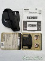 Fondina Blackhawk per Beretta 92/96/98 FS, cinturone, porta caricatori.