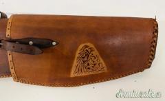Custodia Artigianale in Cuoio Stile Western per Carabina
