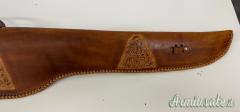 Custodia Artigianale in Cuoio Stile Western per Carabina