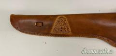 Custodia Artigianale in Cuoio Stile Western per Carabina