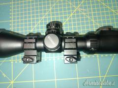 UTG 4-16x44 MIL DOT tubo da 30 mm con anelli