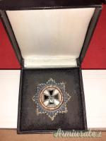 CROCE GERMANICA IN ORO MOD.1957 CON SCATOLA, FOTO E DOCUMENTI