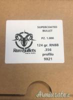 palle RAM BULLETS 124 gr. RNBB calibro 9x19 o 9x21 ( confezione da 1000)