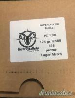 palle RAM BULLETS 124 gr. RNBB calibro 9x19 o 9x21 ( confezione da 1000)