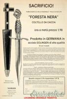 Pugnale d’epoca “post-nazista” prodotto in Germania nel 1954 “BLACK FOREST