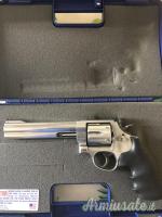Smith & Wesson 44 magnum,  6 pollici modello 629  doppia canna acciaio inox