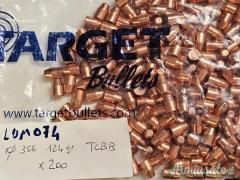 [LUM074] Palle Target TCBB diam .356 124gr