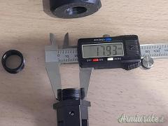 SILENZIATORE BENJAMIN BULLDOG M18 x 1 mm ( 25 cm, ø 50 mm )