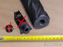 SILENZIATORE BENJAMIN BULLDOG M18 x 1 mm ( 25 cm, ø 50 mm )